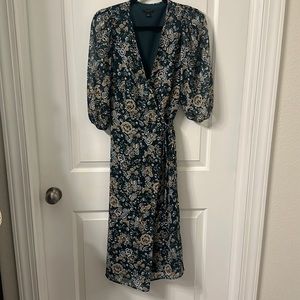 Floral Wrap Dress